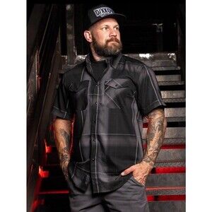 Dixxon Flannel "The Black Label" Sz L Bamboo Lightweight Shirt Brand New!